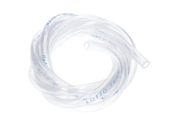 Fuel hose Drilastic polyurethane transparent 4x6mm for Zündapp Bergsteiger GTS, KS, CS, CX, Hai, C 50, Combinette, Kreidler Florett, Flory, MF, MP, Hercules Prima, M, KX, K, Ultra, HR, SB, Puch Maxi, Monza, MS, VS, DS, X, Simson Schwalbe, SR, S, Peu