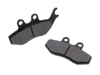 brake pads organic for Italjet Millenium, Rieju RS2 50, Keeway TX = NK430.25
