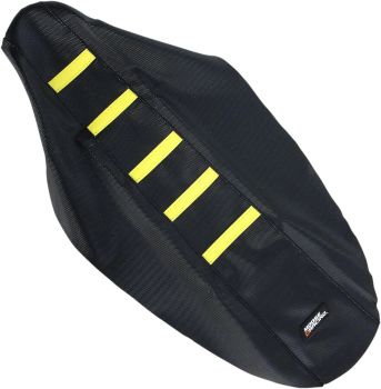 SEAT COVER RIBBED SUZ YEL