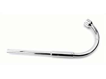 Exhaust manifold chrome 36mm cylinder connection 26mm exhaust connection 420mm length for Zündapp, CS 25