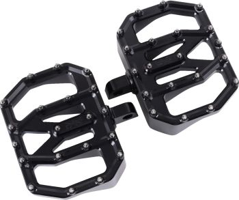 Mini Aggressor Floorboards - Black - Rear