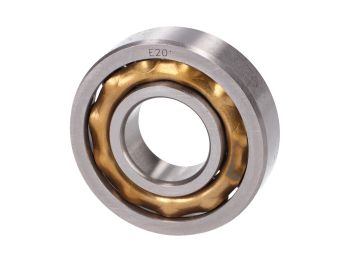 crankshaft ball bearing E20 w/ brass cage 20x47x12mm for Puch Maxi, X30 ZA50