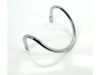 Chrome protection bar Width approx. 120 to 150mm Mounting distance 160mm Clearance inside 155mm Distance from the mounting to the lower edge of the tube 120mm for Zündapp, Kreidler Florett RS LF LH, Hercules K 50 MK,