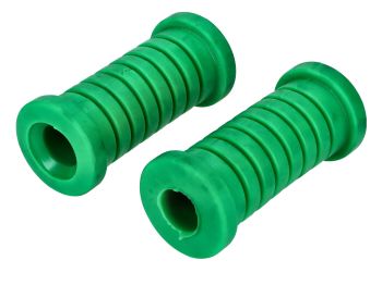Footrest rubber set pillion D=35mm edge =43mm total=91mm green for Simson