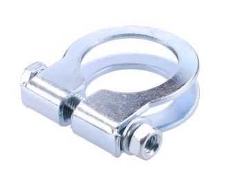 exhaust manifold clamp zinc coated 28mm for Simson S50, S51, S53, S70, S83, SR50, SR80, Schwalbe, Sperber, Habicht, Star