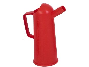 Oil can 1L Hünersdorff polypropylene, red