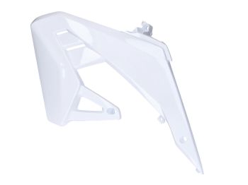 fuel tank cover left OEM white for Aprilia SX 50, RX 50 Euro4 2018-