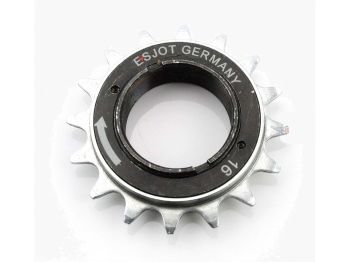 Freewheel pinion Esjot steel 16 teeth M34x1 for Piaggio Ciao, SI, Bravo, Zündapp Automatic Type 442, 444, Kreidler MF, MP 2