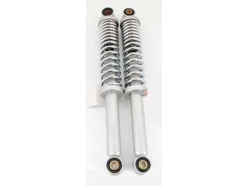 Shock absorber set gray 320mm 8mm bushes 6mm spring for Hercules, Puch, Miele, DKW, KTM, Rixe, Kreidler, Zündapp, moped, moped, mokick