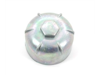 Float cover for Bing metal silver for Kreidler Florett, Zündapp M 25, 50, Puch, Hercules