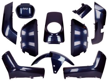 fairing kit 10-piece blue glossy for NIU-N1, NQi-Sport