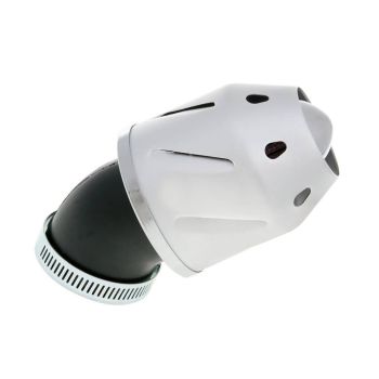 air filter Grenade silver bent version 35/48mm carb connection (adapter)