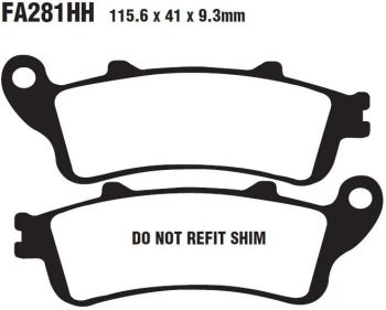 BRAKE PAD HH SINT SCOOTER
