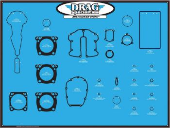 DISPLAY BOARD GASKET M8 MOTOR