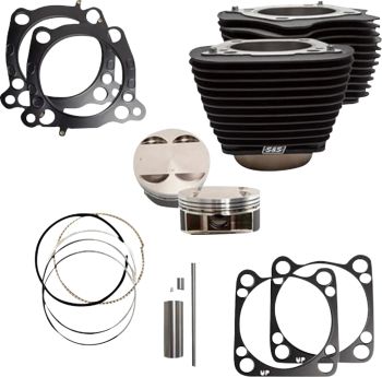 Cylinder Kit 4.25"" Bore4.375"" Stroke WBlack no Highlight M8