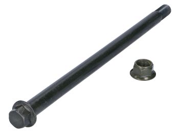 rear wheel axle 280mm for Rieju RR, Spike, Derbi Senda DRD, Gilera RCR