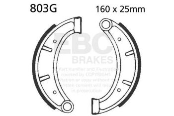 BRAKE SHOE GROOVED
