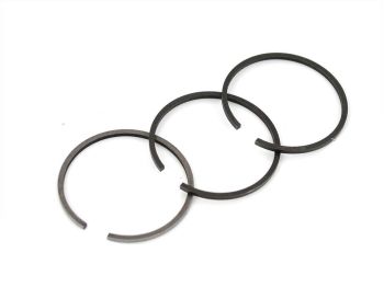 Piston rings 3-piece black for Velo Solex, 3800, 4800