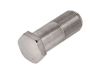 Chrome screw M22 x 55mm for Hercules, K 50, SE, RLC, RE, RL, SX, RX, MK, 50 GS, 75 Mokick, KKR