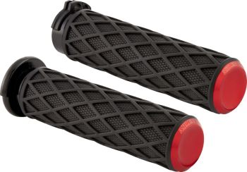 GRIPS - DIAMOND - CABLE - RED
