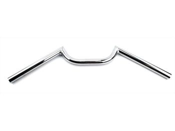 Handlebar chrome 560mm 80mm flat for Zündapp KS, GTS, CS, Z, Kreidler Florett, Flory, Hercules Prima, M, MK, K, Puch Maxi, Monza, X, Simson S, SR, DKW, KTM, Rixe, Sachs Mopa, Moped