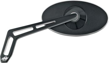 MIRROR CUTOUT OVAL LT BLK