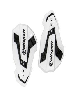 HANDGUARDS MX FLOW WH/BK