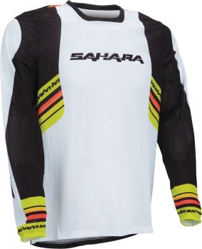 JERSEY SAHARA WHITE/BLACK 3XL