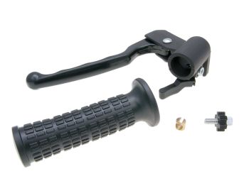 brake lever fitting left-hand w/ choke lever and grip for Piaggio Ciao, SI, Gilera Trend 1989-1992