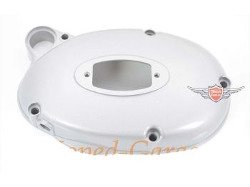 Silver aluminum clutch cover for Hercules 217, 219, 218, 221, MP 1, P1, 2, 4, Hobby Rider, Lastboy, KTM, DKW, Miele, Göricke, Gritzner, Rixe