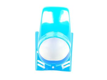 Headlight cover plastic blue 120mm for Puch, Maxi S, N, moped, moped, mokick