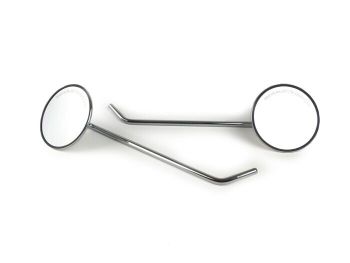 Mirror set -BGM ORIGINAL- Vespa PX EFL (1988-), T5 125ccm, PK XL (1986-1989) - chrome