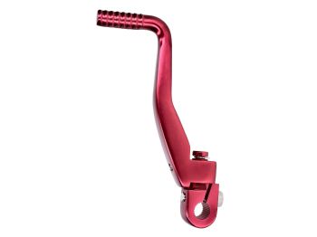 kickstart lever foldable, anodized aluminum, red for Simson S50, S51, S53, S70, S83