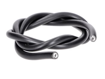 Ignition cable black 50 cm 5mm for Zündapp Bergsteiger M 50, Mofa 25, Automatic Mofa, ZA, ZB, ZD 10, 20, TS, ZR CS, CX, Hai, GTS, C, KS Combinette, Hercules MX 1, Prima, M, MK, K, HR 219, 220, Kreidler Florett, Flory, MF, Puch Maxi, Monza, X, MS, VS, DS,