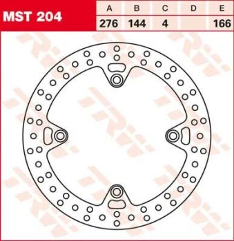 ROTOR TRW MST204