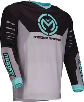 JERSEY QUALIFIER GRAY/TEAL LG