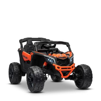 BUGGY ÉLECTRIQUE ENFANT CAN AM MAVERICK UTV ORANGE