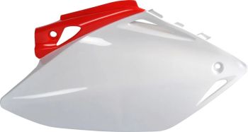 PANELS SIDE CRF450 07-08 RD/WH
