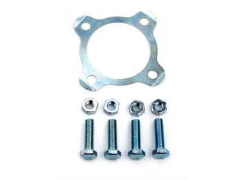Locking plate with screws steel 4 hole for Hercules Prima 1, 2, 3, 4, 5, 6, M Optima 3S, Zündapp A 25 Automatic moped type 460-02, 460-01, Garelli Cross, KTM 505