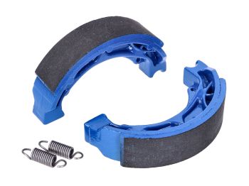 Brake shoe set Polini Sport 110x25mm incl. springs for drum brake for Aprilia Amico, SR, Malaguti Centro, Yamaha Jog