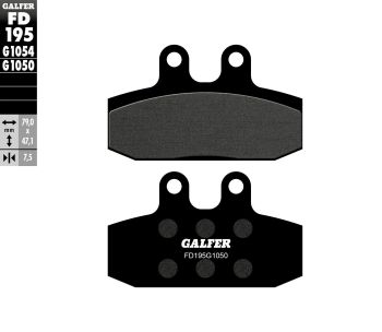 BRAKE PAD SEMI METAL SCOOTER