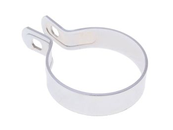 muffler clamp chromed 65mm